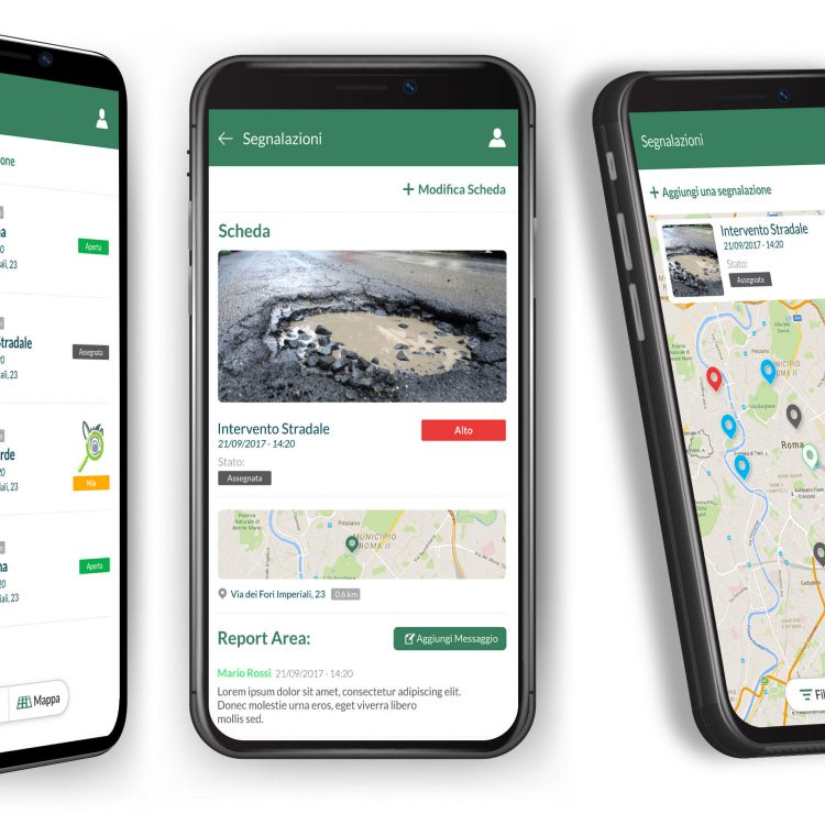 <h3>Sentinella è un sistema integrato app mobile + piattaforma web</h3>