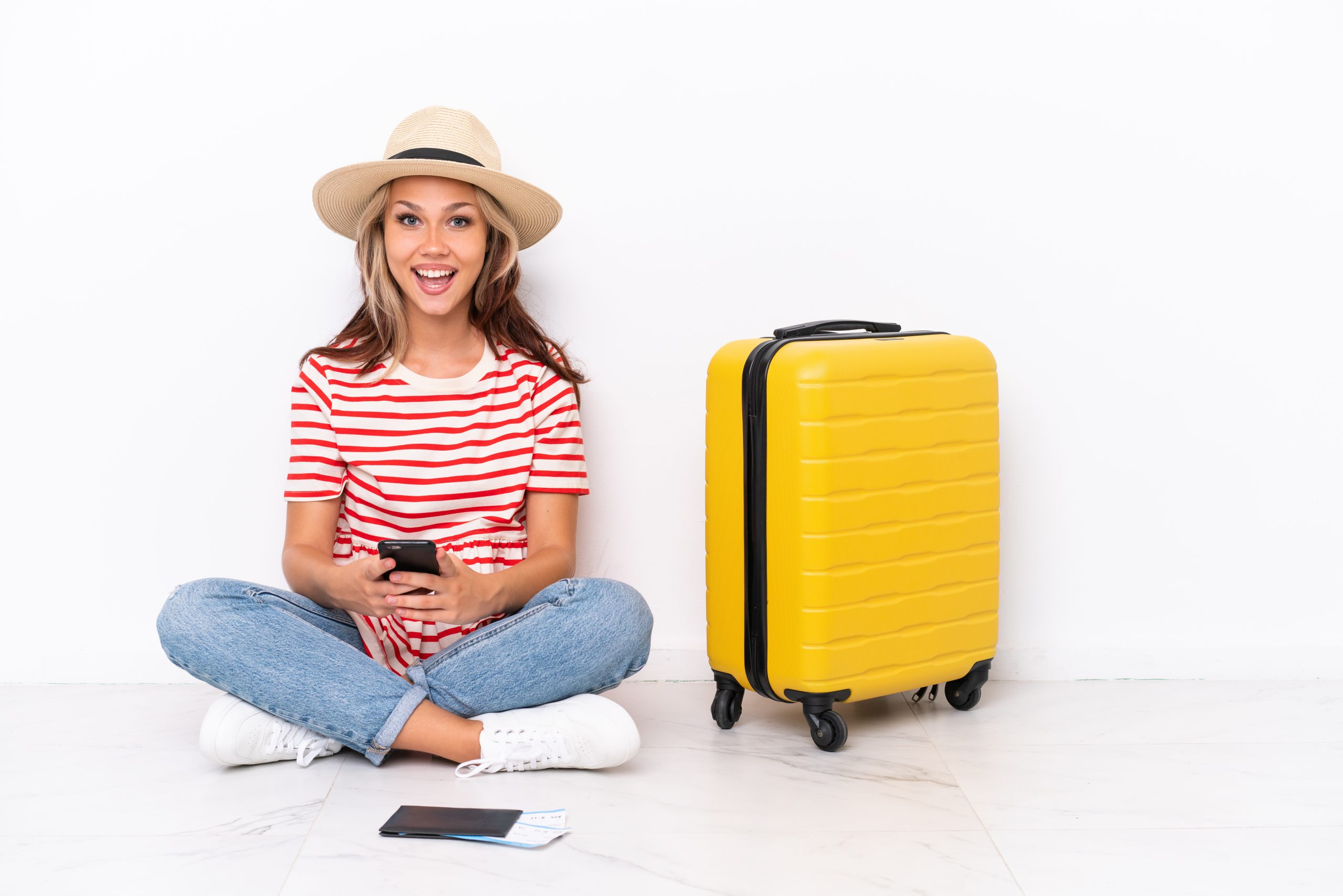 ragazza in vacanza